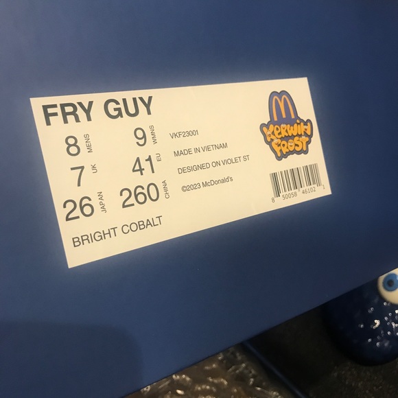 New in box Kerwin Frost McDonald’s Fry Guy shoes - Picture 14 of 16
